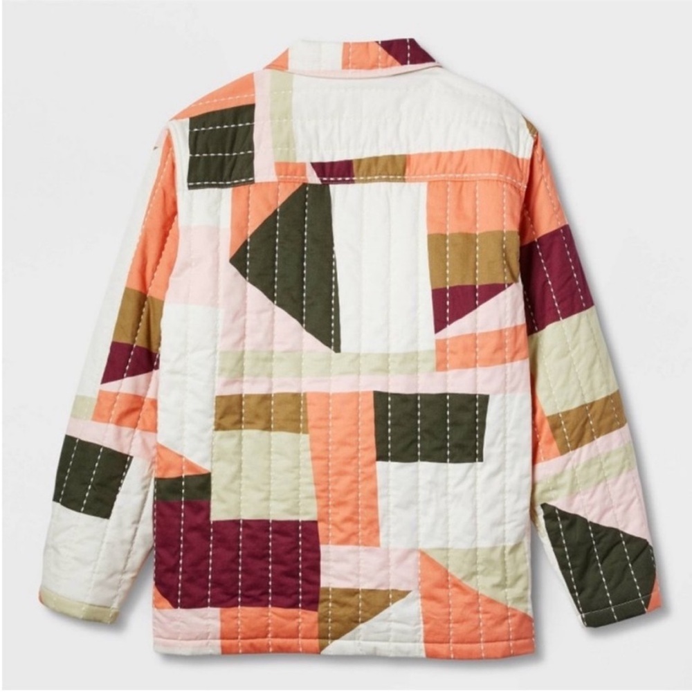 Target Multicolor Patchwork Women's Puffer Jacket… - image 3